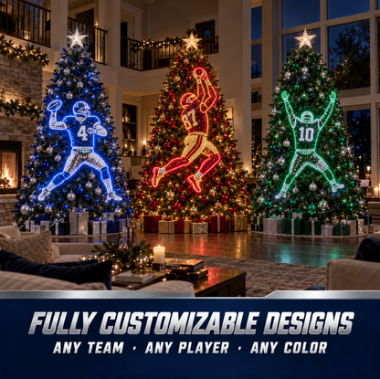 Custom Football Tree Led Light