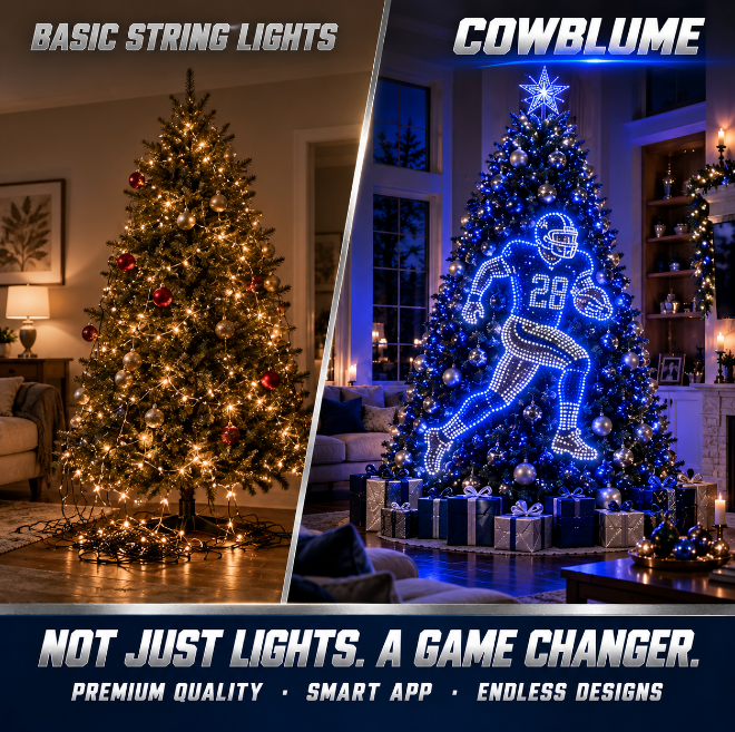 Custom Football Tree Led Light